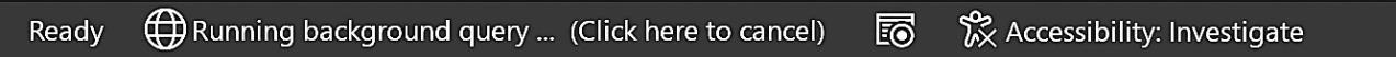 Running status pop-up